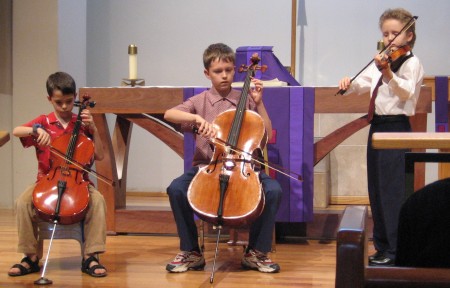 Trio with two ’celli and violin