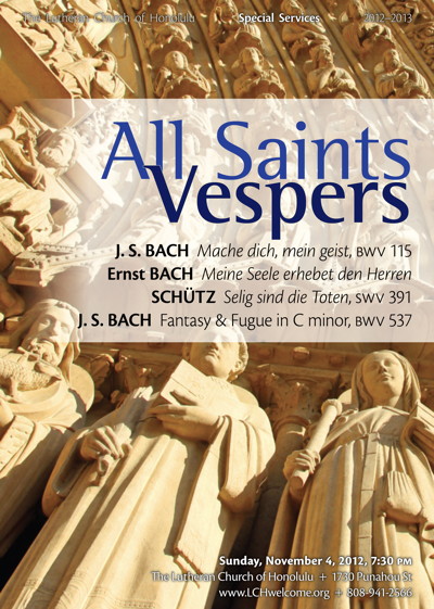 All Saints Vespers graphic