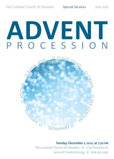 Advent Procession graphic