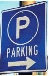 parking sign