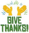 C“Give Thanks!” graphic