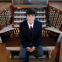 Joey Fala at the organ