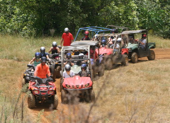 Wounded Warriors an the ATV ride