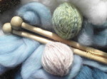 Knitting needles graphic