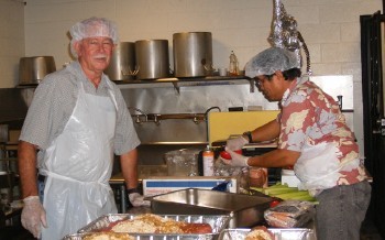 LCH chefs prepare dinner for IHS