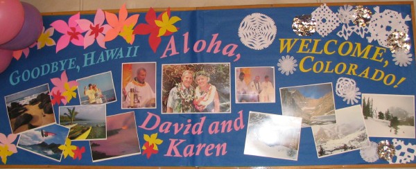 Aloha bulletin board