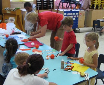 A variety of craft activities