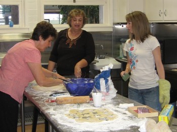 Baking the cookies