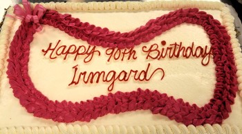 Irmgard’s birthday cake