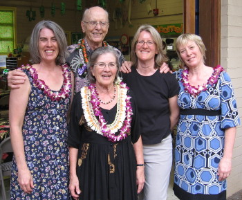 Jim and Audrey Keller with their three daughters.