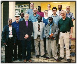 Bishop Finck meeting with members of the South West Synod in 1999