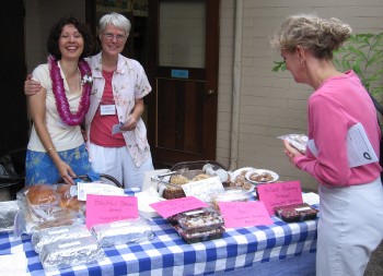 Members of the Social Ministries Committee at the Courtyard Bakery