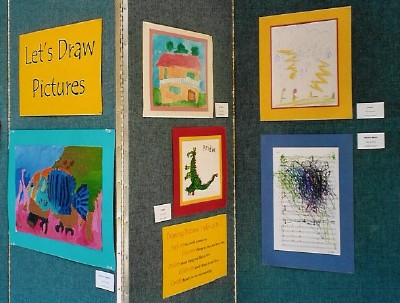 Drawings and paintings by LCH children
