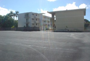 The Poki Lot is all paved and ready to be lined.