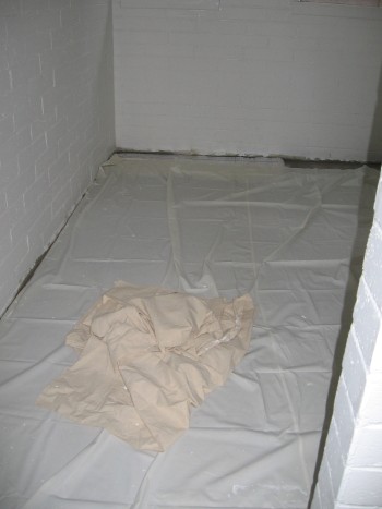They are getting closer to laying tile They are getting closer to laying tile
