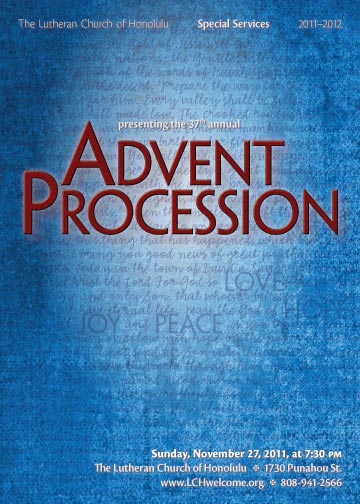 Advent Procession graphic