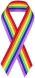 gay pride ribbon graphic