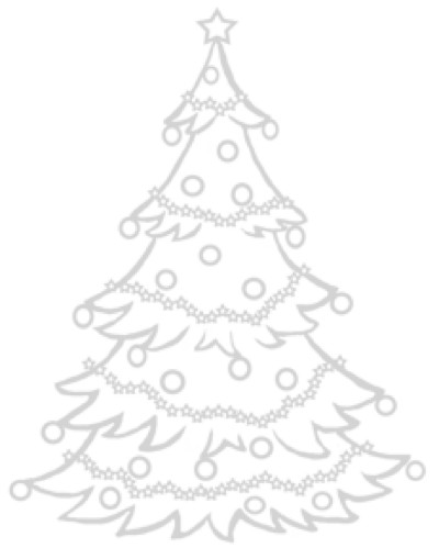 Christmas tree graphic