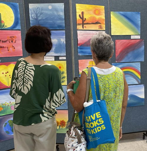 Last year’s Faith and Arts display