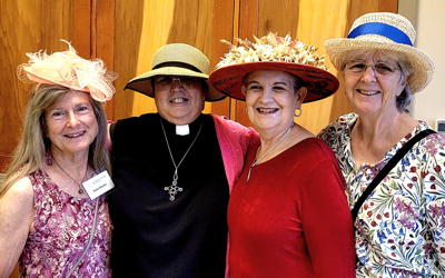 Hats off to these wonderful women bringing grace and color to our Easter celebration!