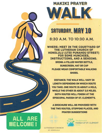 Prayer Walk poster