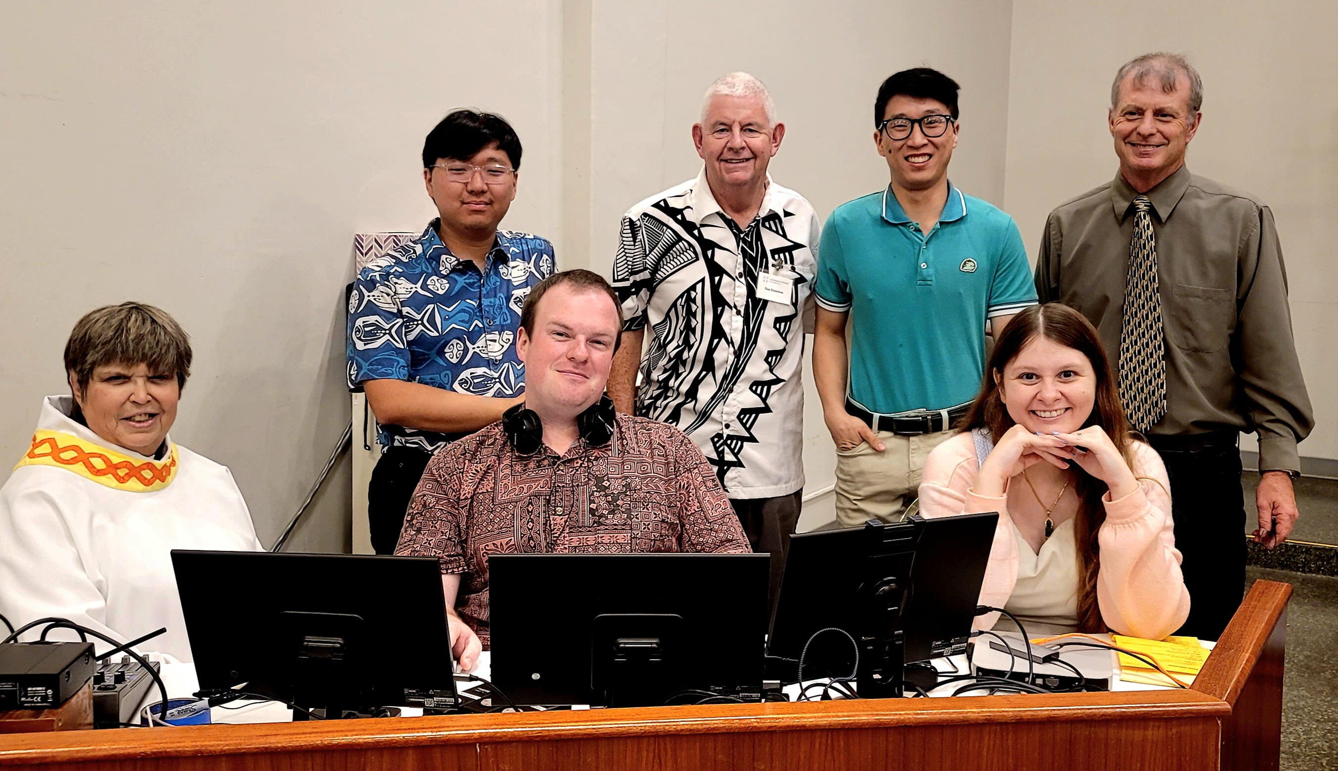 From microphones to online streaming, this team makes the message clear. Thank you to LCH A/V team!