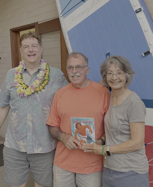 Author David Del Rocco, along with Randy and Jeanne Castello, celebrating culture, connection, and keiki stories. A beautiful day with community and books! Author David Del Rocco, along with Randy and Jeanne Castello, celebrating culture, connection, and keiki stories. A beautiful day with community and books!