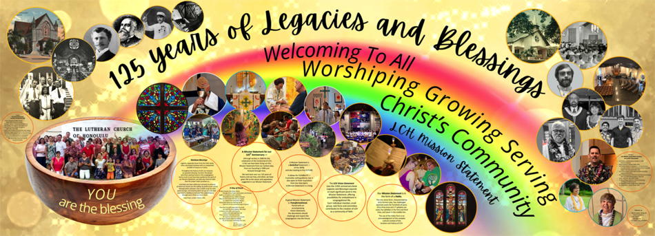 125th anniversary bulletin board