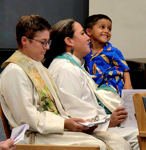 Pr. Bree and Pr. Jazzy with their son during the Festival service. It was a joy to have them worship with us!