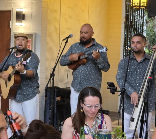 Ei Nei Hawaiian Trio provided beautiful music for our anniversary banquet, filling the evening with aloha.