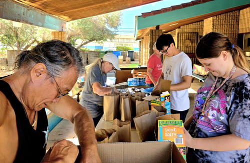 The LCH crew helping out at One Pot, One Hope