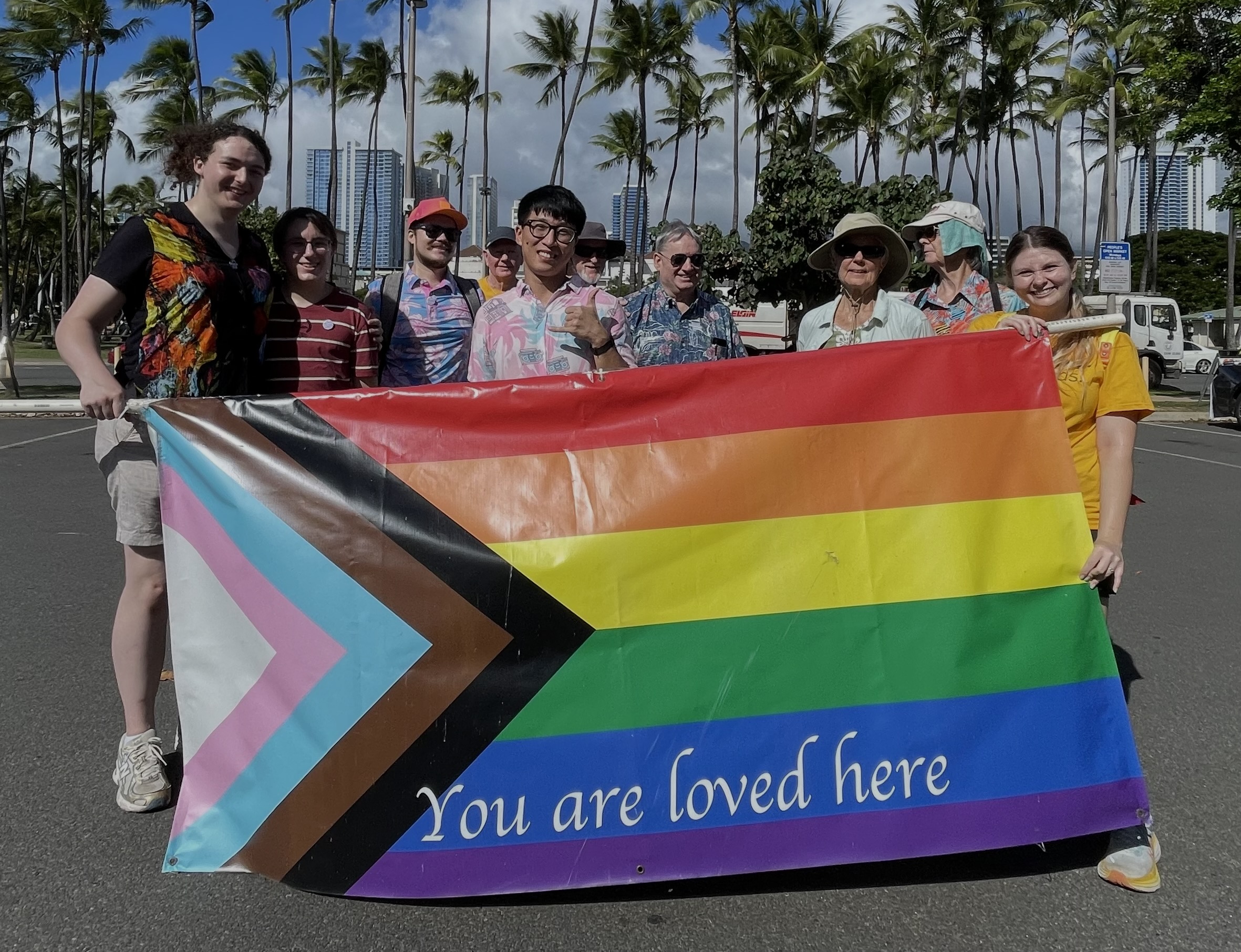 Pride Parade delegation from LCH