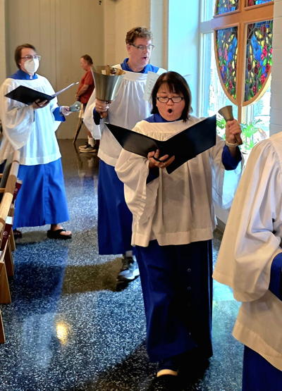 The LCH Choir lifts their voices in song during the Advent Procession Service, helping lead us into the season of hope and expectation.