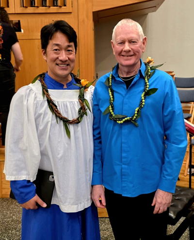 Grateful for Keane Ishii and Mark Russell, who stepped in to lead us in spiritually uplifting worship while Barry was away. Your gifts and dedication bless LCH deeply!