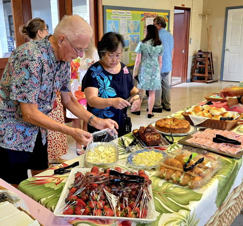 Enjoying a delicious Easter Brunch at LCH!