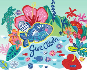 Give Aloha graphic