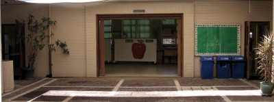 Entrances to Isenberg Hall