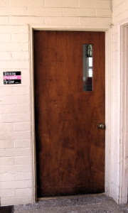 The entrance to the kitchen