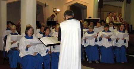 LCH Choir singing at the Pacifica Synod Assembly