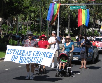 LCH contingent in the Gay Pride Parade