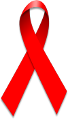AIDS ribbon logo