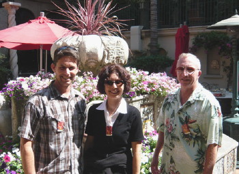 Delegates Jim Niermann and Jeanne Castello with former Interim Pastor Steve Jensen