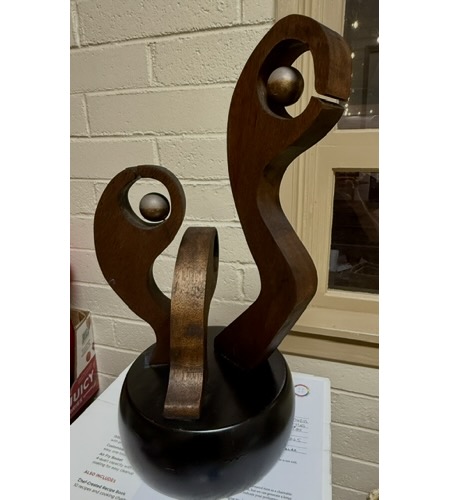 Don Johnson sculpture